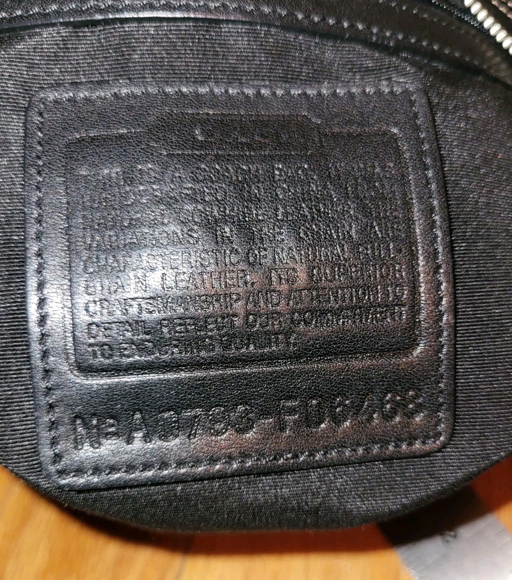 Coach F06468 Soho Tote Satchel Black Leather Double Handle Purse Handbag Large