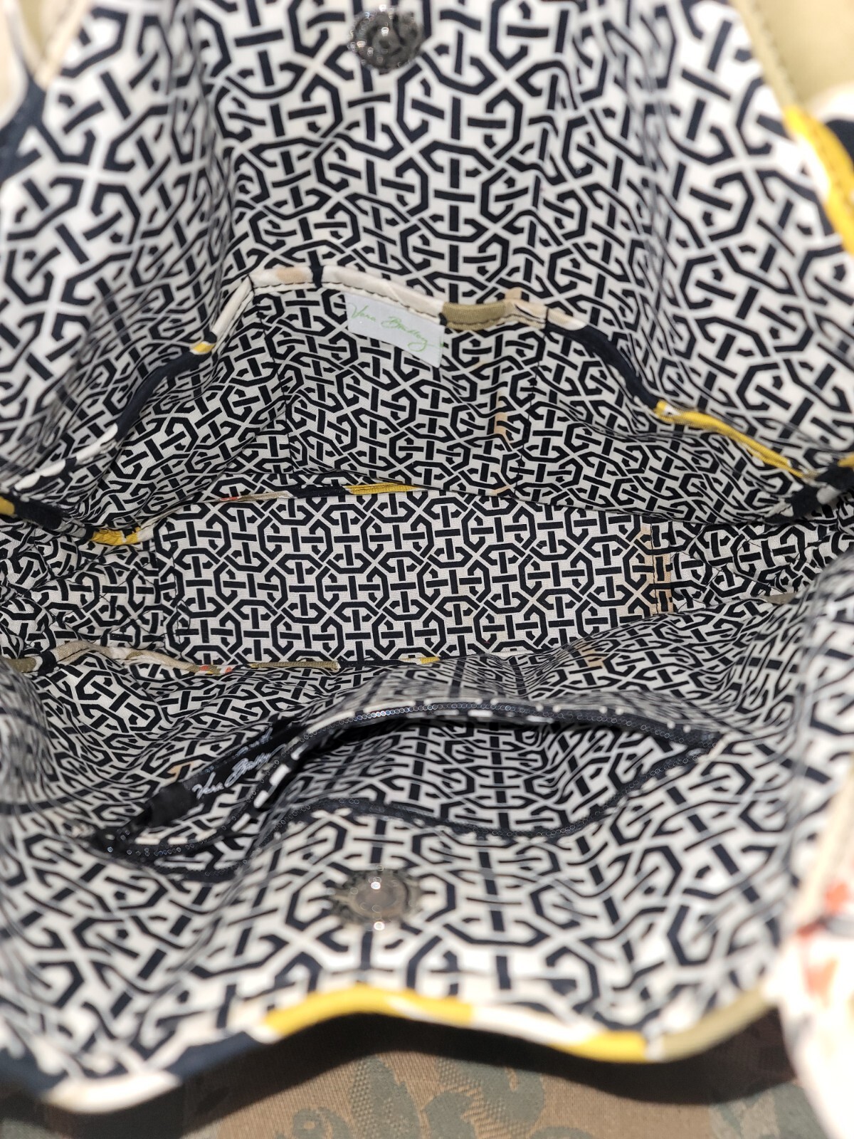 VERA BRADLEY TWO WAY TOTE DOGWOOD purse Crossbody Shoulder- see descriptions