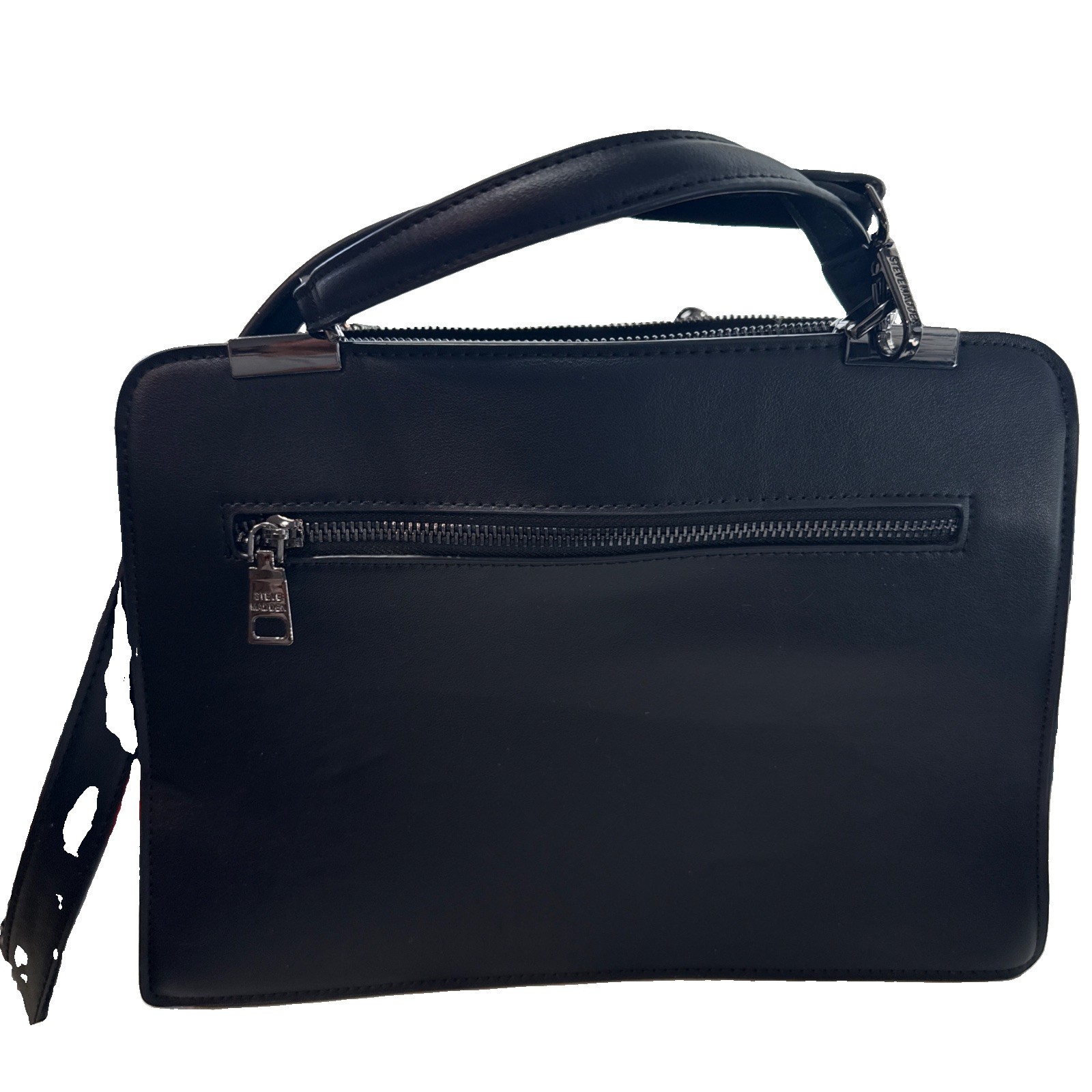 New Black Steve Madden Satchel Handbag