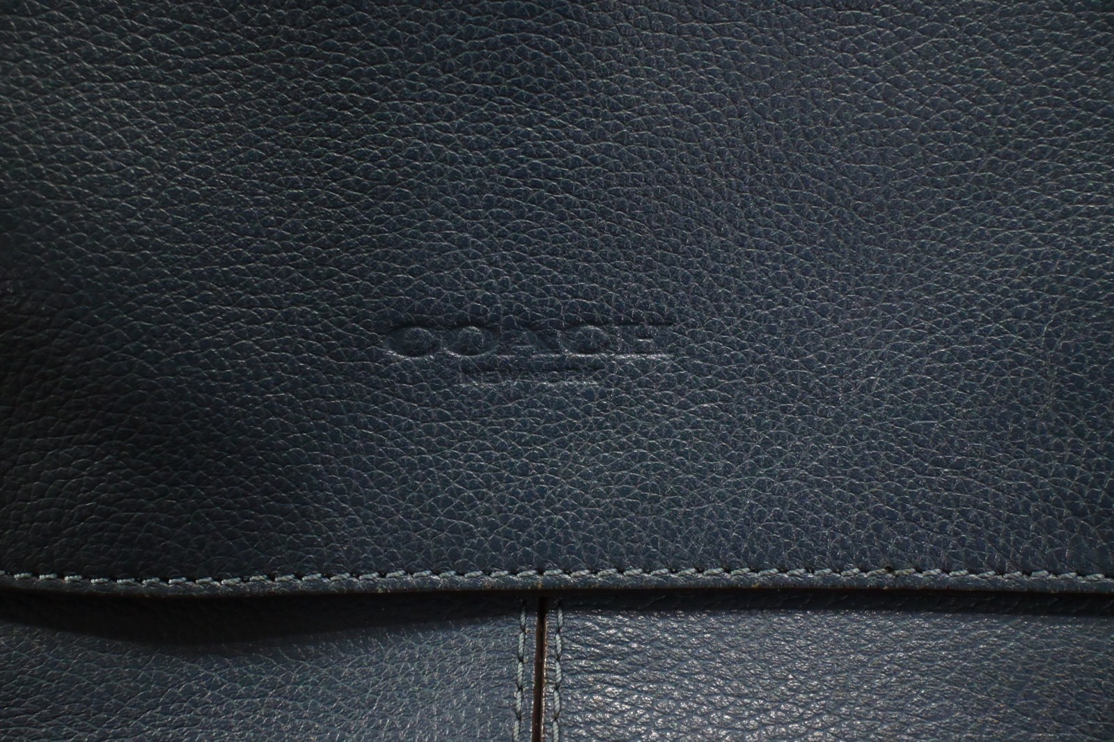 COACH Charles Unisex Blue leather Messenger Bag F72362