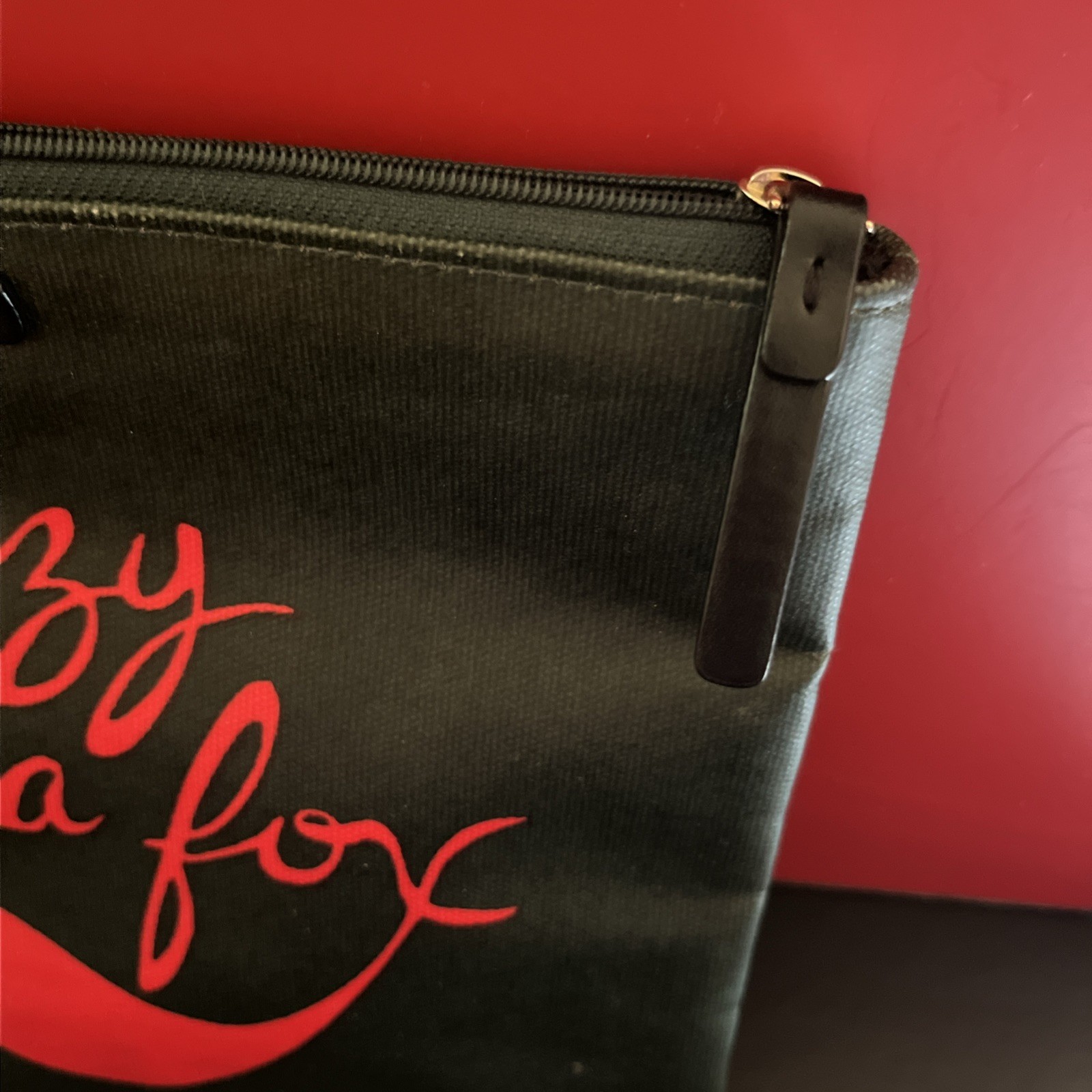 Kate Spade Womens Large Clutch Bag Crazy Like A Fox Green Red Black White #0857