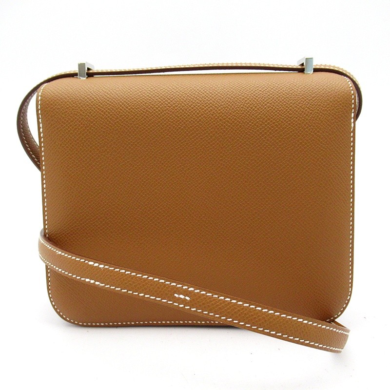 HERMES Constance 3 Mini 18 Miroir Epsom Shoulder Bag gold unused item
