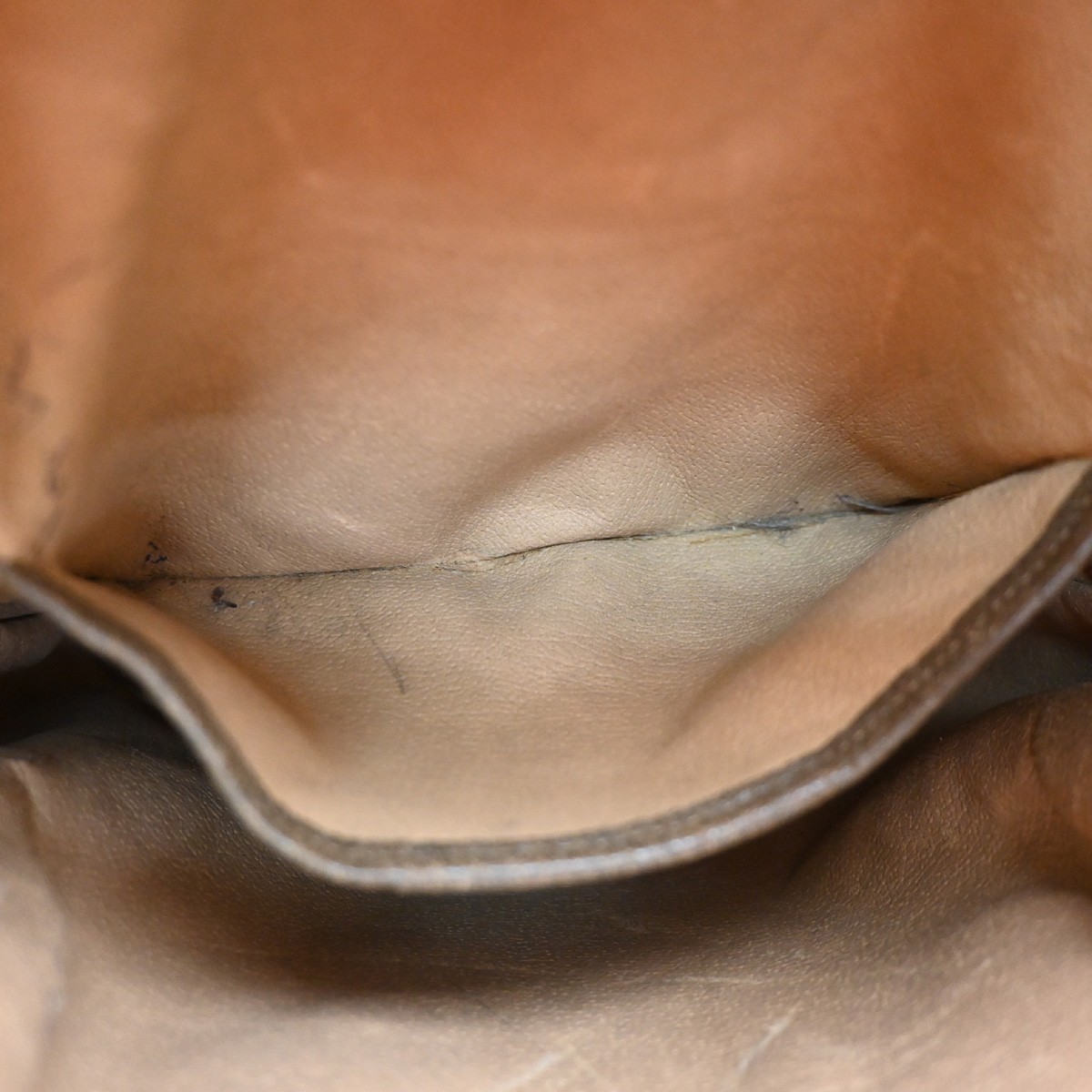 GUCCI GG Pattern Sherry Line Shoulder Bag Canvas Leather Brown Italy 66SA222