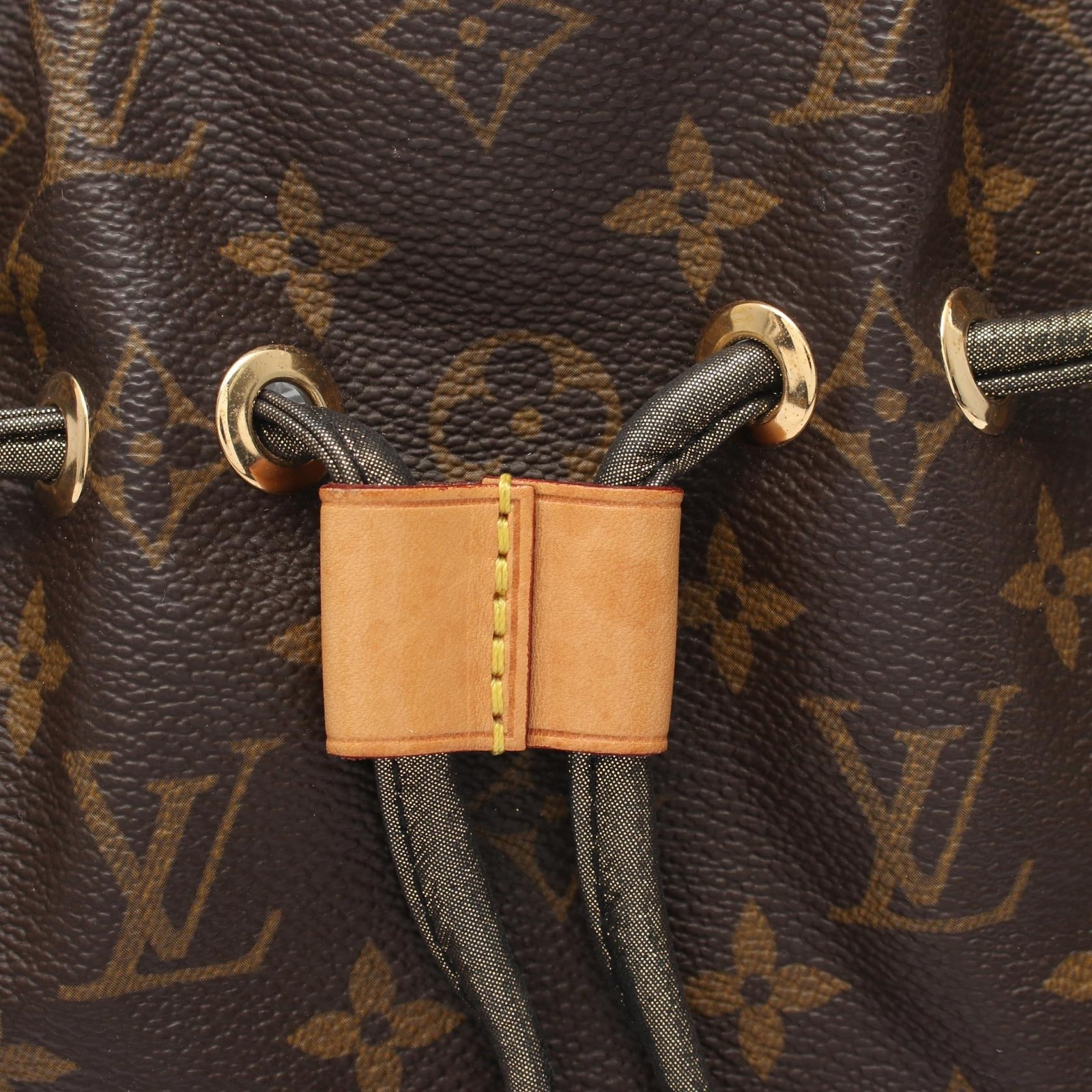 Louis Vuitton Irene M47927 Leather Canvas Bag Brown
