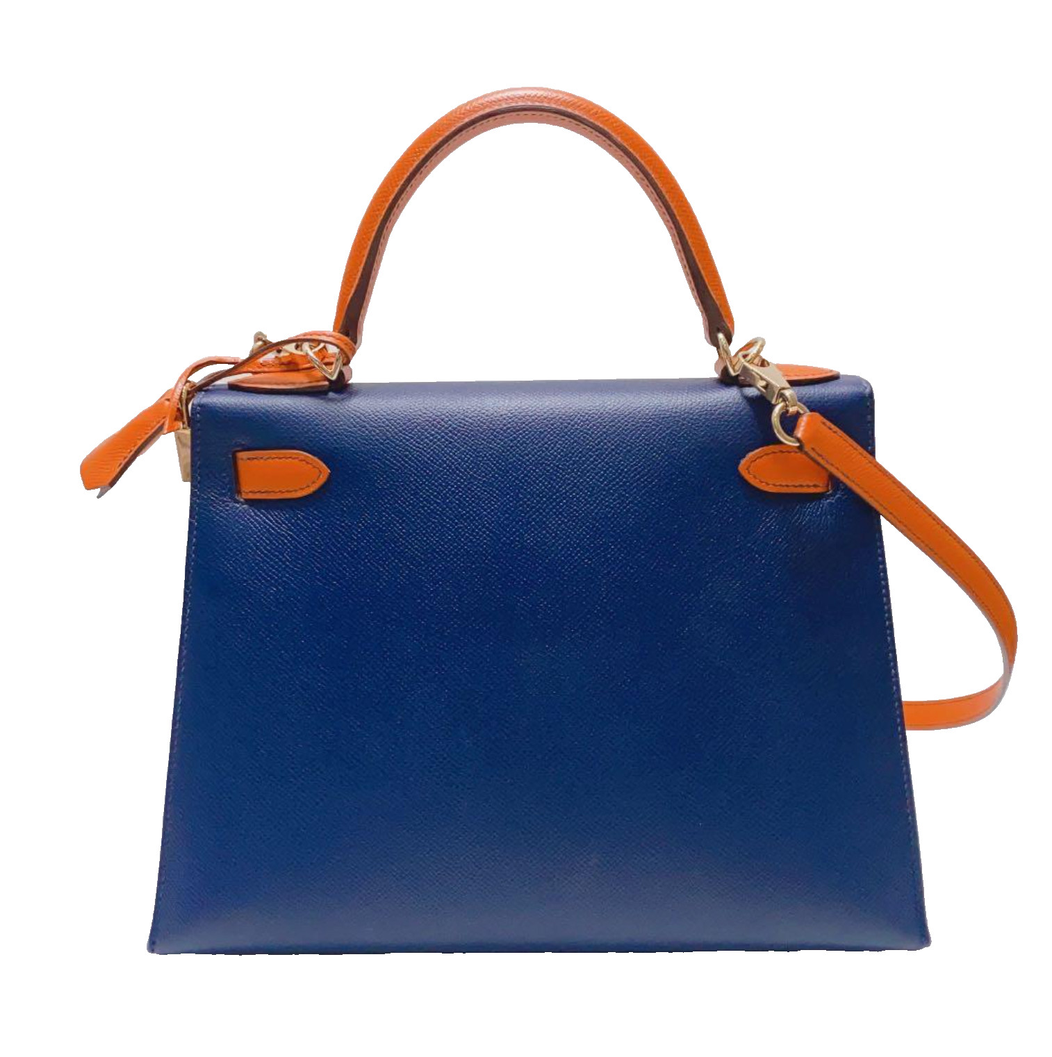 Knicks Champs Inspo Collection Hermes HSS Bleu Electrique/Orange Epsom Kelly 28
