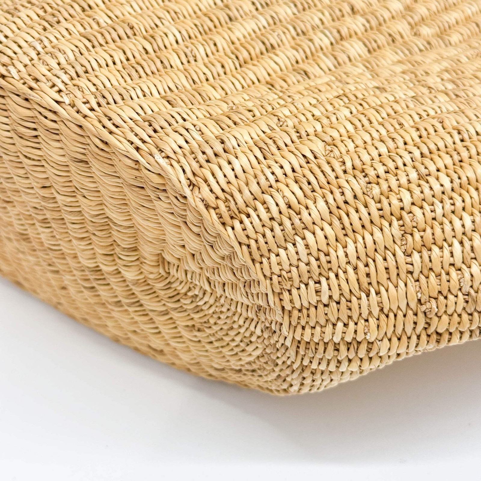 LOEWE Anagram Brown Raffia Shoulder Bag