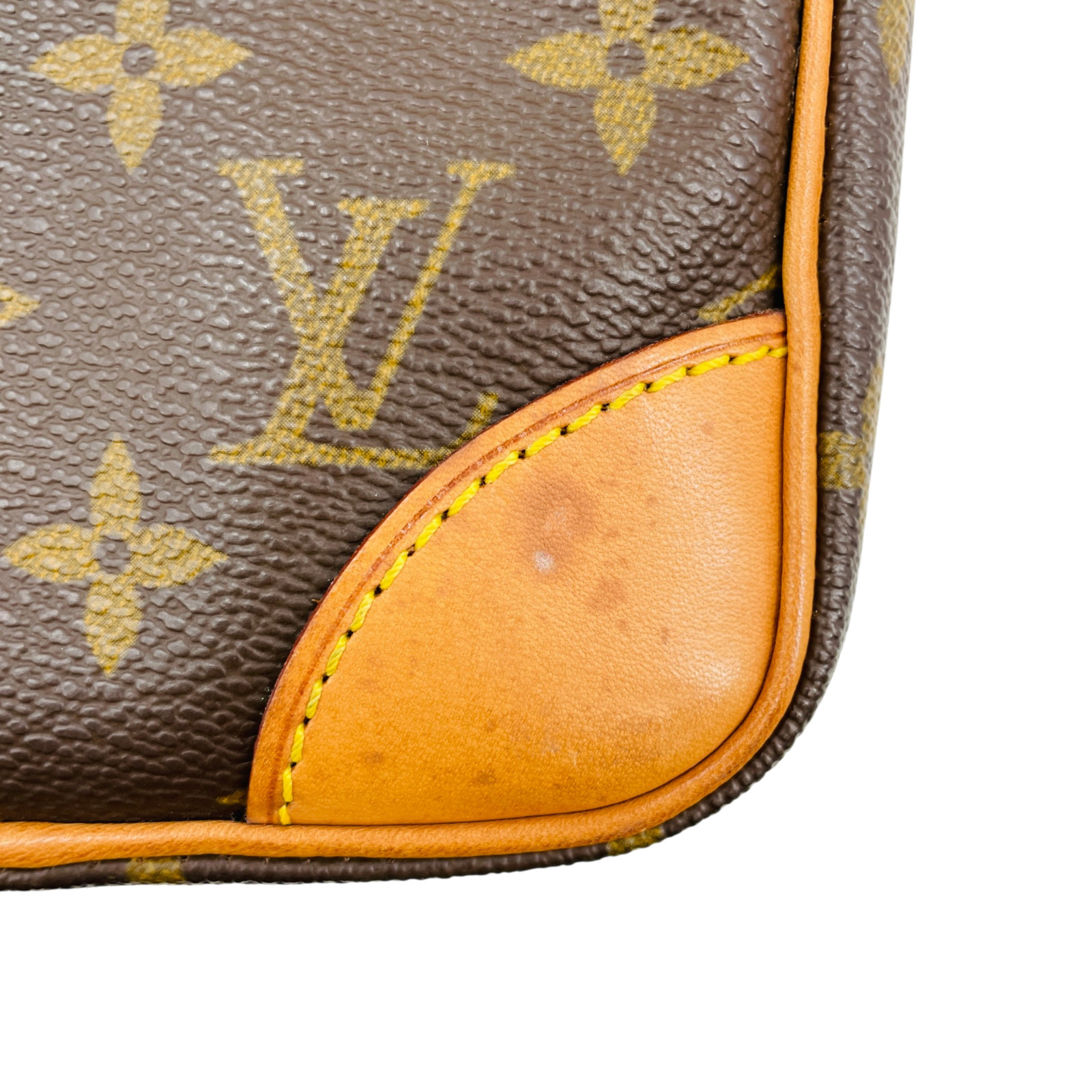 LOUIS VUITTON Danube PM Monogram Canvas Brown Crossbody Shoulder Bag M45266