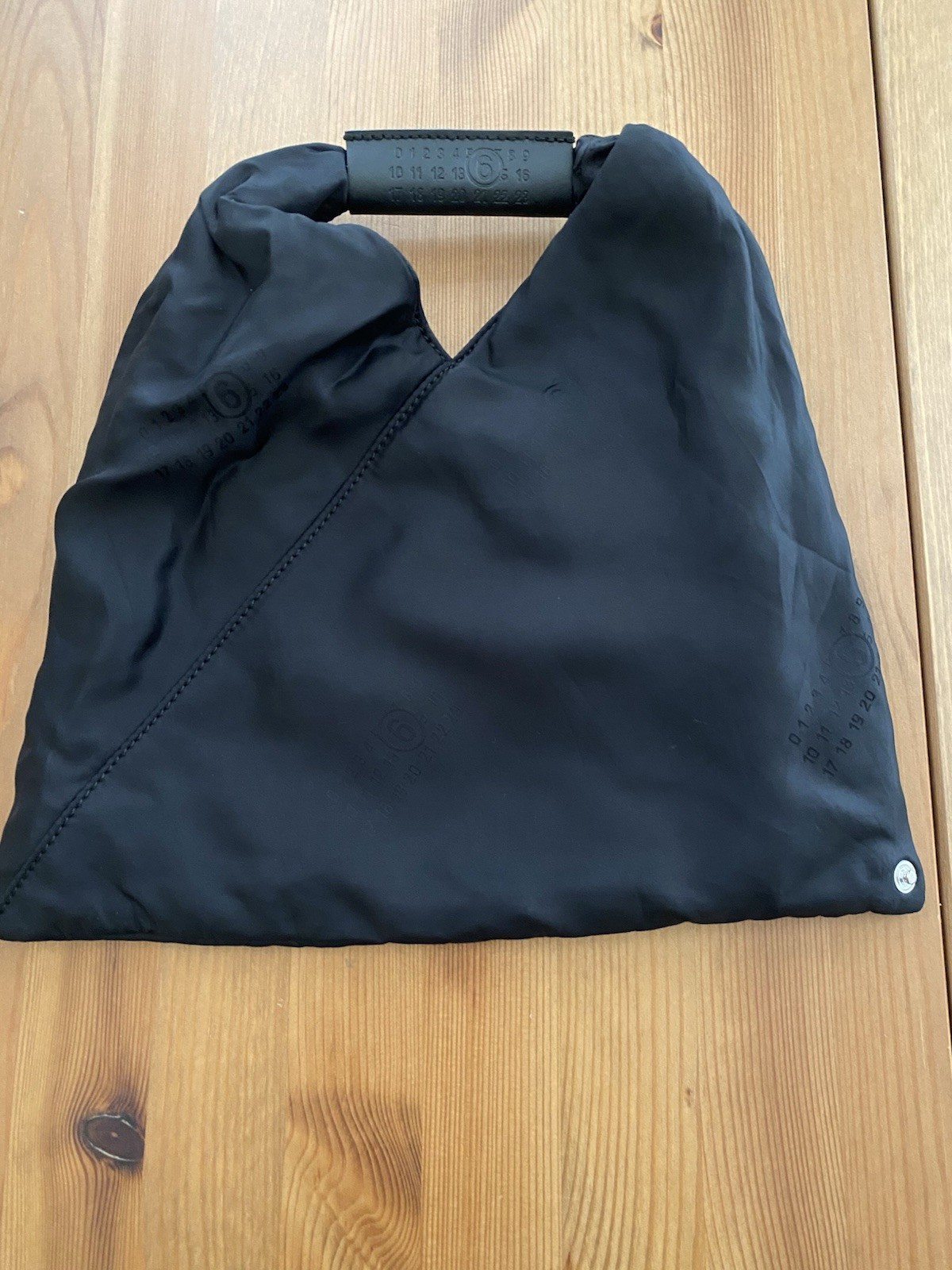 MM6 Maison Margiela Soft Nylon Japanese Small Tote Bag with Top Handle