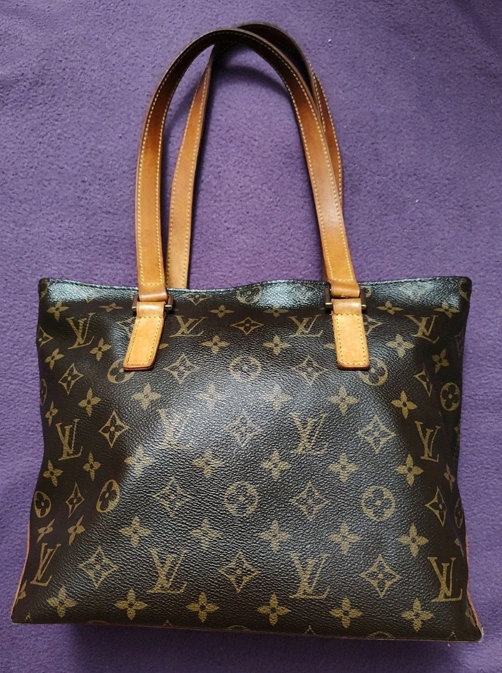 Louis Vuitton Cabas Piano Shoulder Bag Monogram Canvas Leather DU0035 France