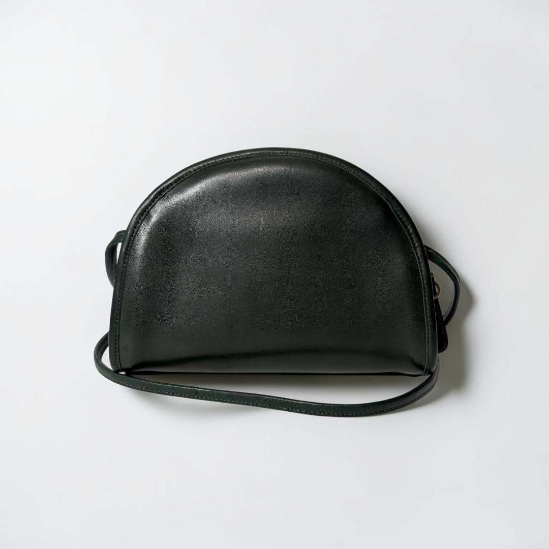 COACH Old Coach Half Moon Shoulder Bag Green