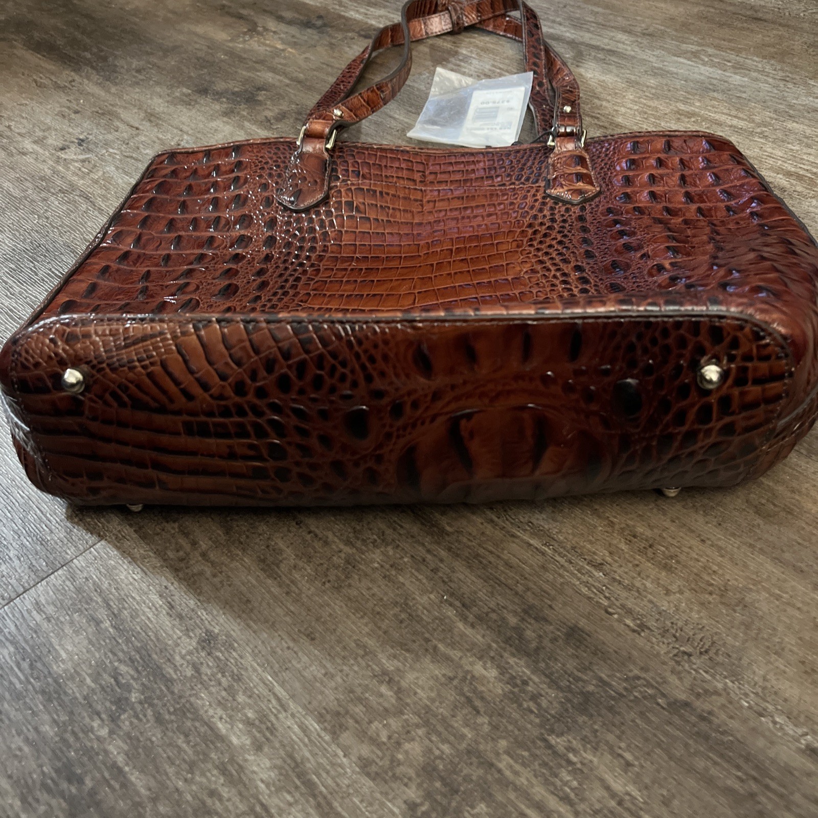 Brahmin Pecan Brown Melbourne Leather Asher Tote Bag NWT