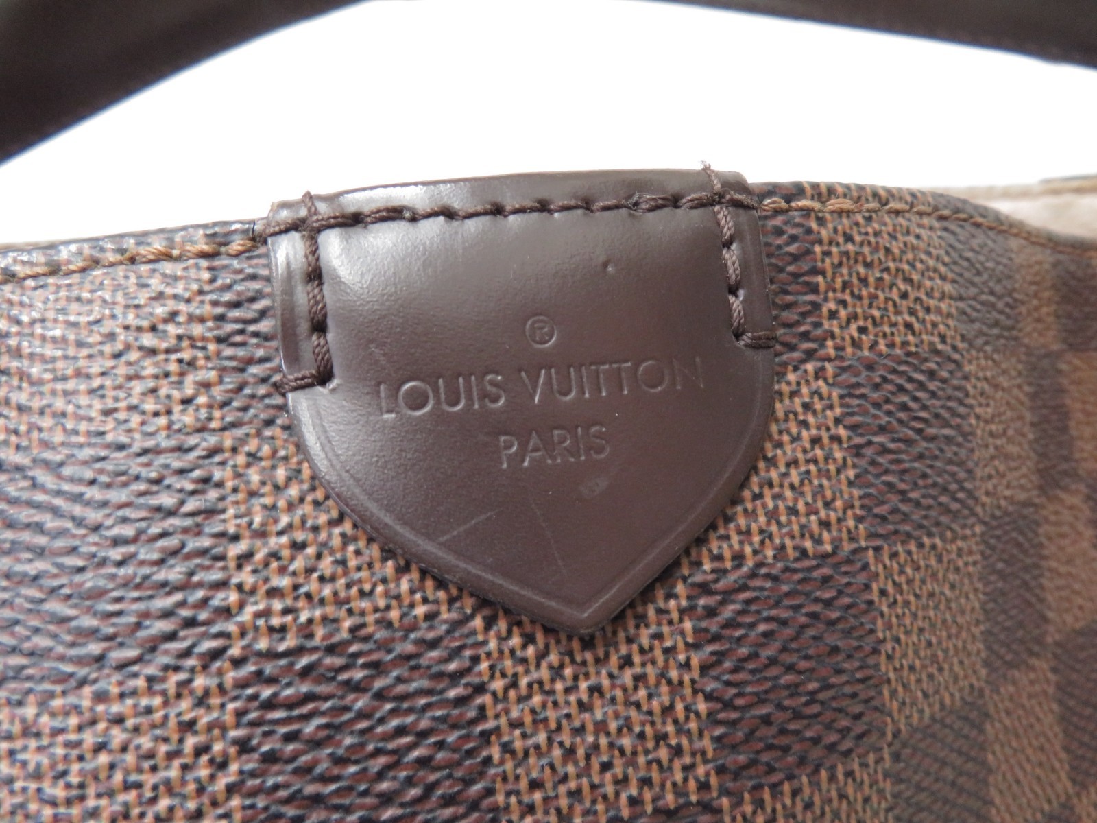 Authentic Louis Vuitton Damier Ebene Caissa Hobo Shoulder Bag Handbag F#53072