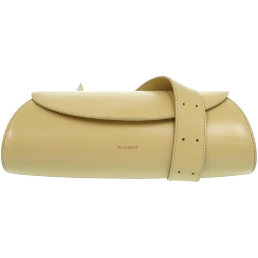 JIL SANDER Bag: Cannolo mini Light Yellow W29H11D10cm w/dust bag;