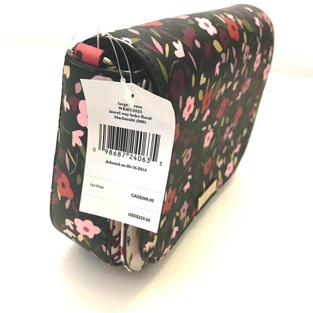 NTW Kate Spade LAUREL WAY BOHO FLORAL LARGE CARSEN CROSSBODY