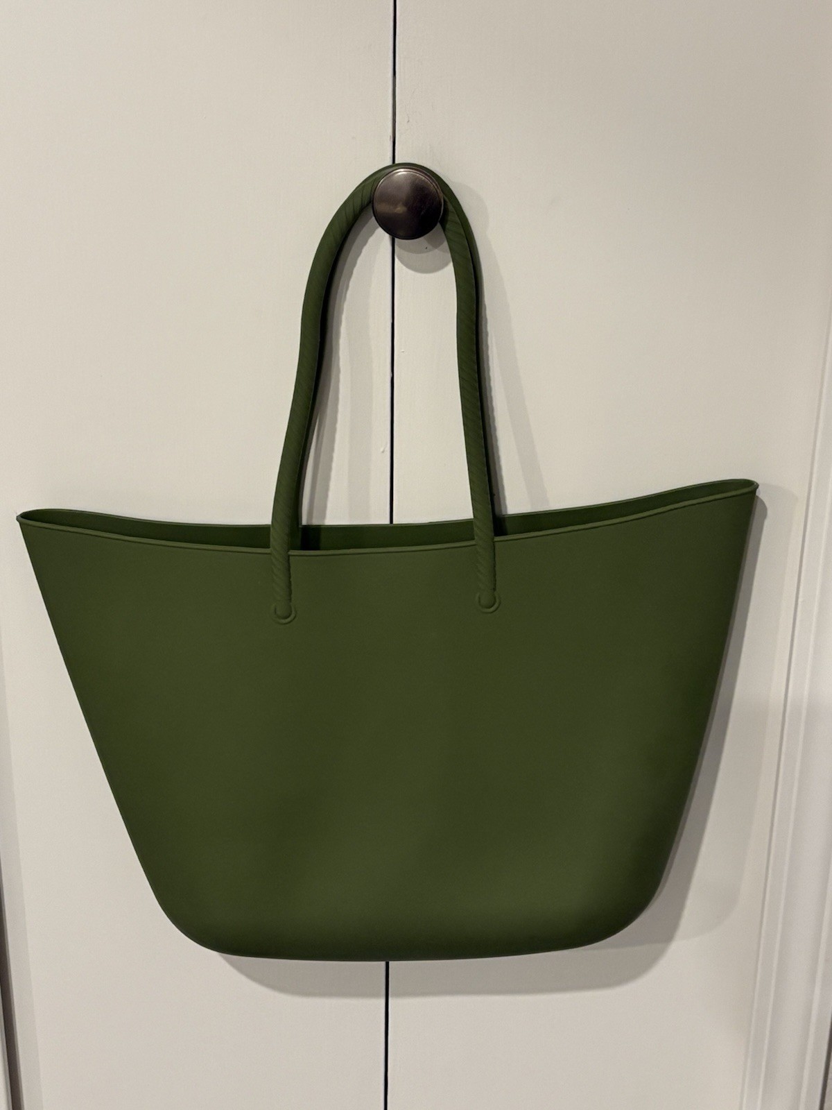 It’s Happy Hour At The Lake Silicone Cooler Bag Reversible Green Large Tote