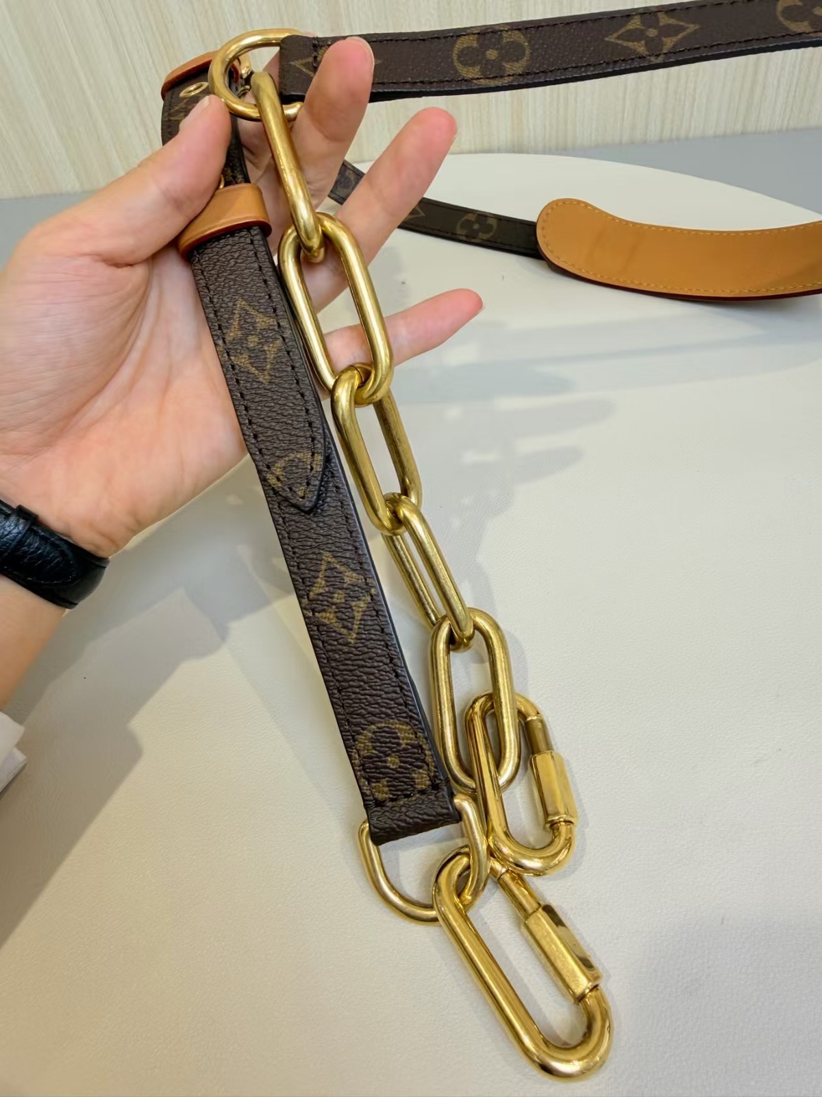 AUTH Louis Vuitton Soft Trunk Monogram Canvas Crossbody Box Bag used