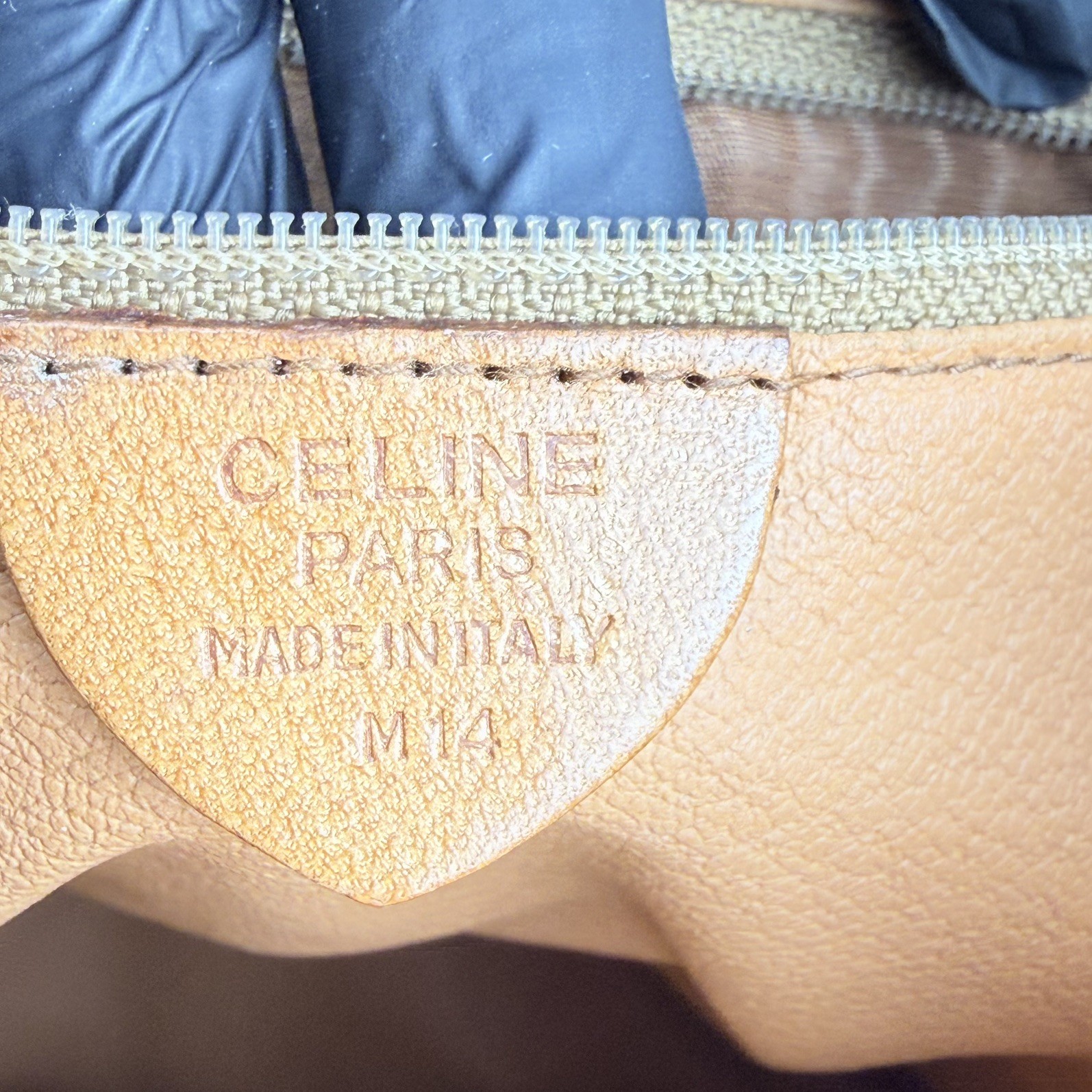 💫Authentic CELINE Macadam Monogram PVC & Leather Drawstring Backpack Vintage💫