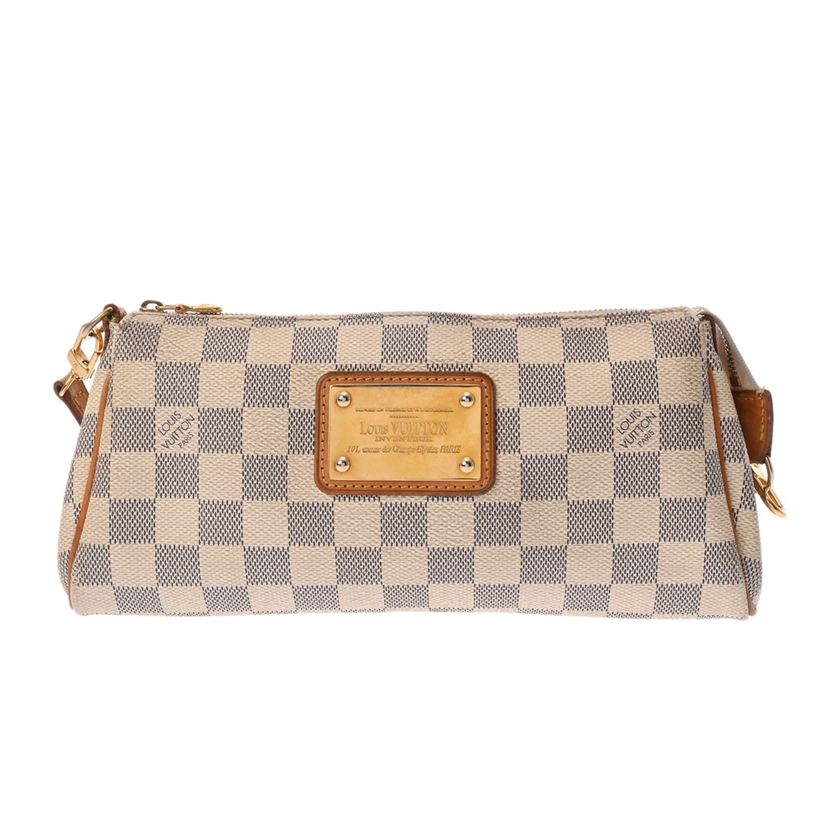 LOUIS VUITTON Damier Azur Eva White/Blanc N55214 shoulder bag 800000148508000