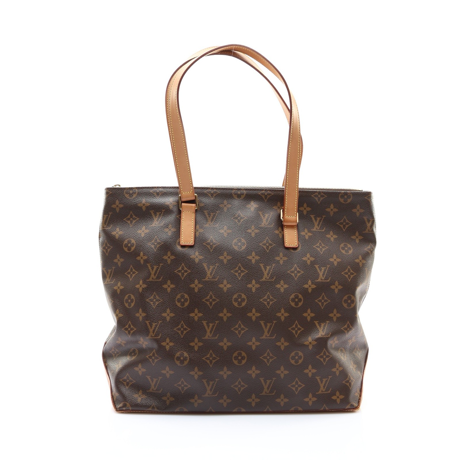 LOUIS VUITTON Cabas Mezzo Shoulder Bag Monogram Canavs Brown M51151