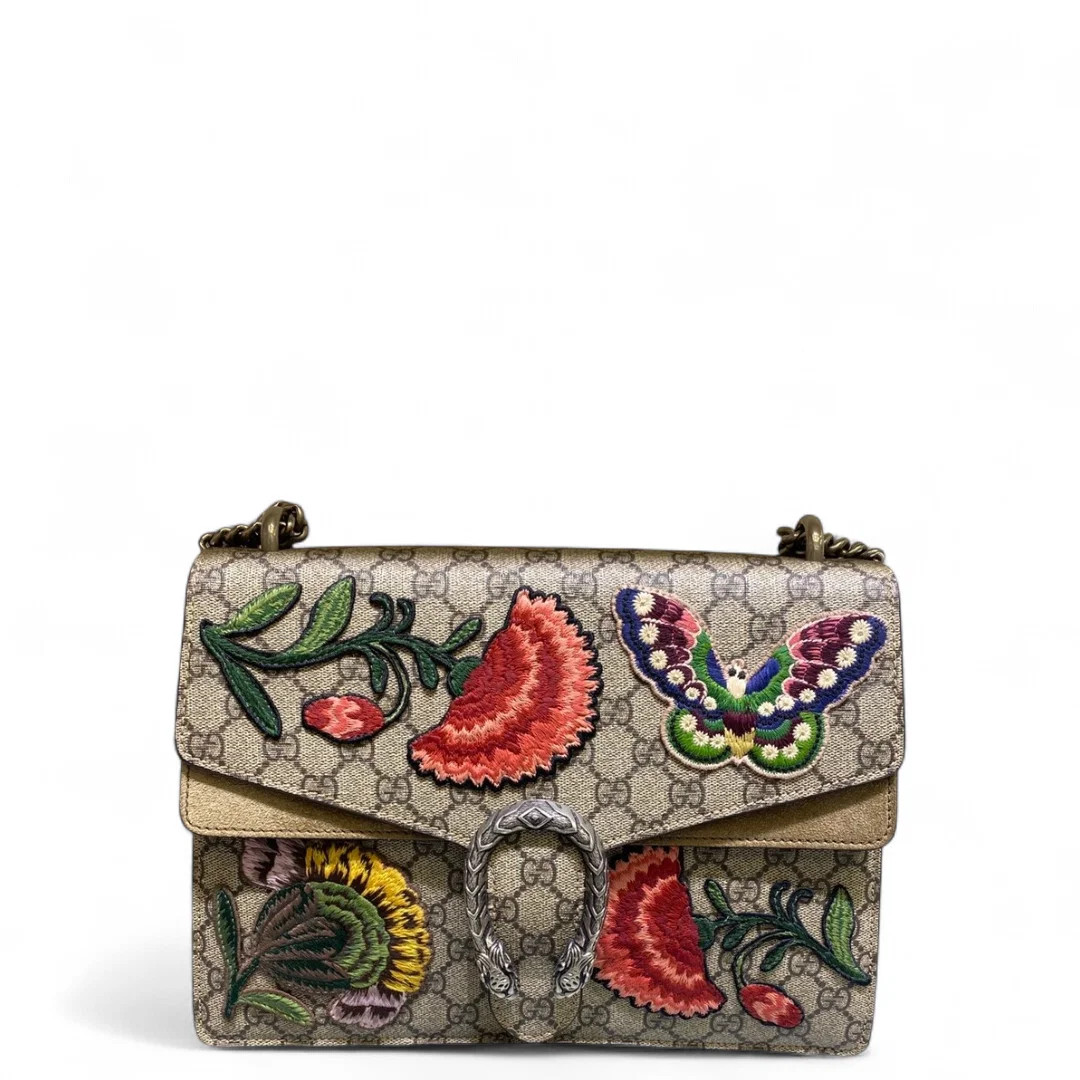 Gucci Embroidered Dionysus Gg Supreme Monogram (ys071526a3r)