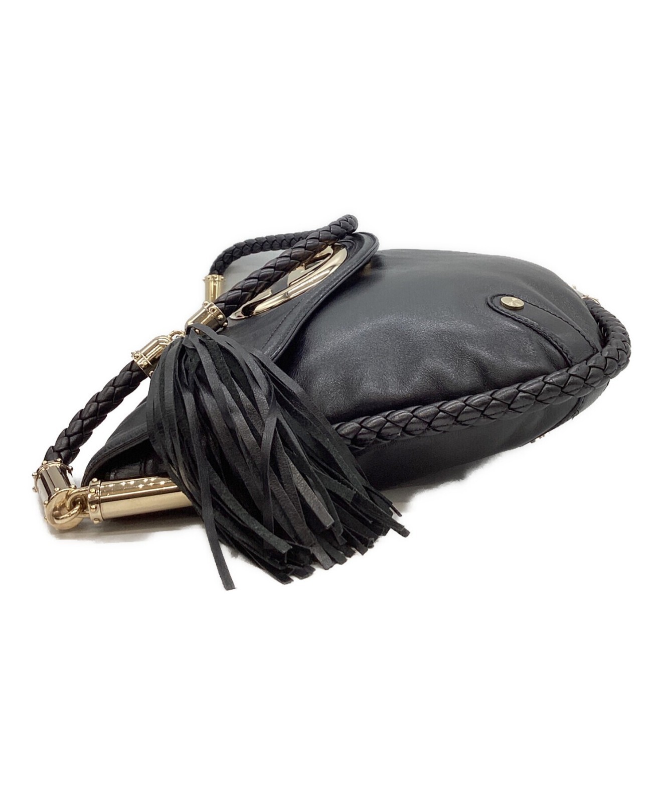 Gucci Women’s Interlocking One-Shoulder Bag Black 181092 Made in Italy Fast Ship