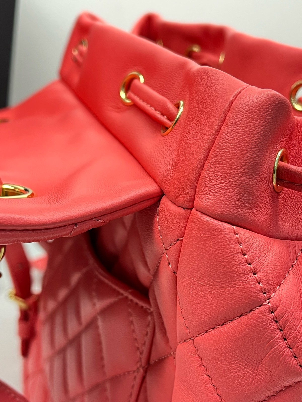Chanel Salzbourg Classic Normal Coral Pink Lambskin Multiway Backpack Duty Paid