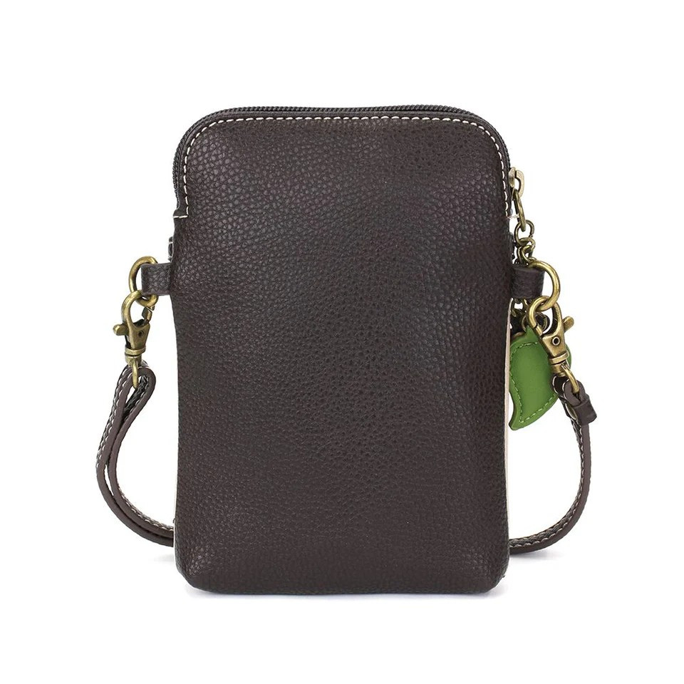 TULIP FLOWER CELLPHONE CROSSBODY PURSE IVORY CHALA