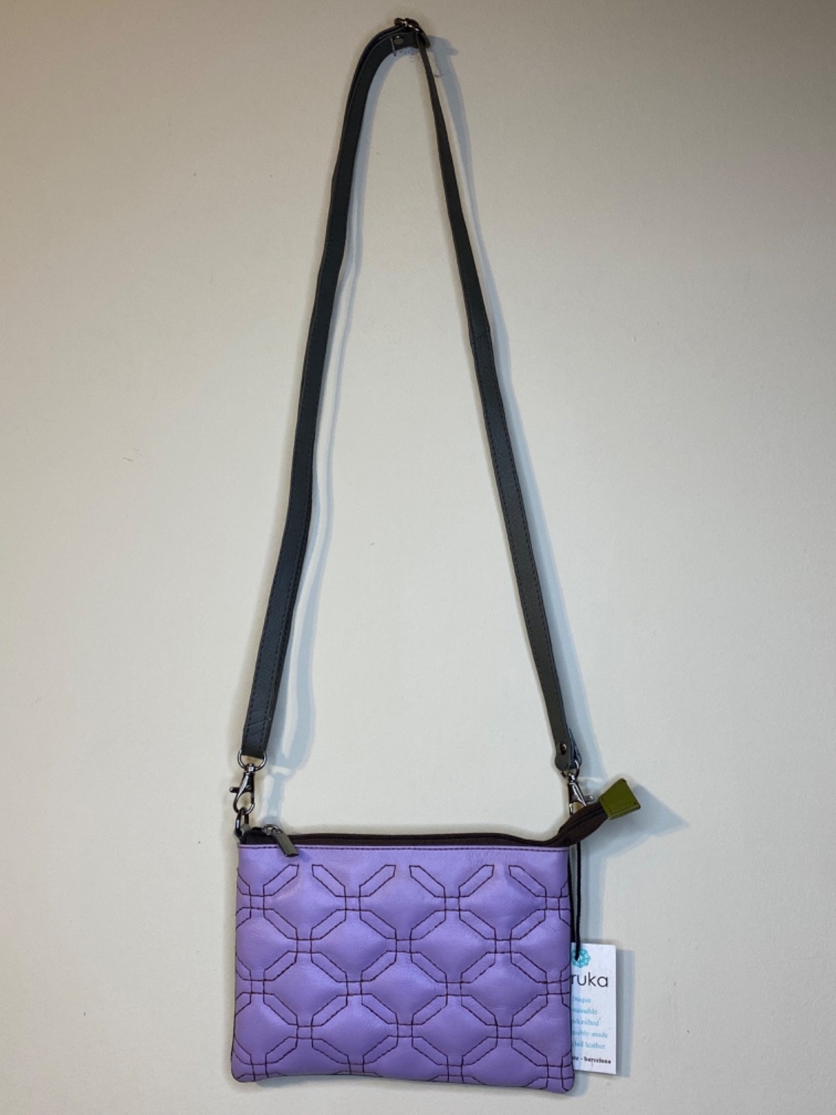 NEW SORUKA QUILTED RECYCLED LEATHER CROSSBODY BAG