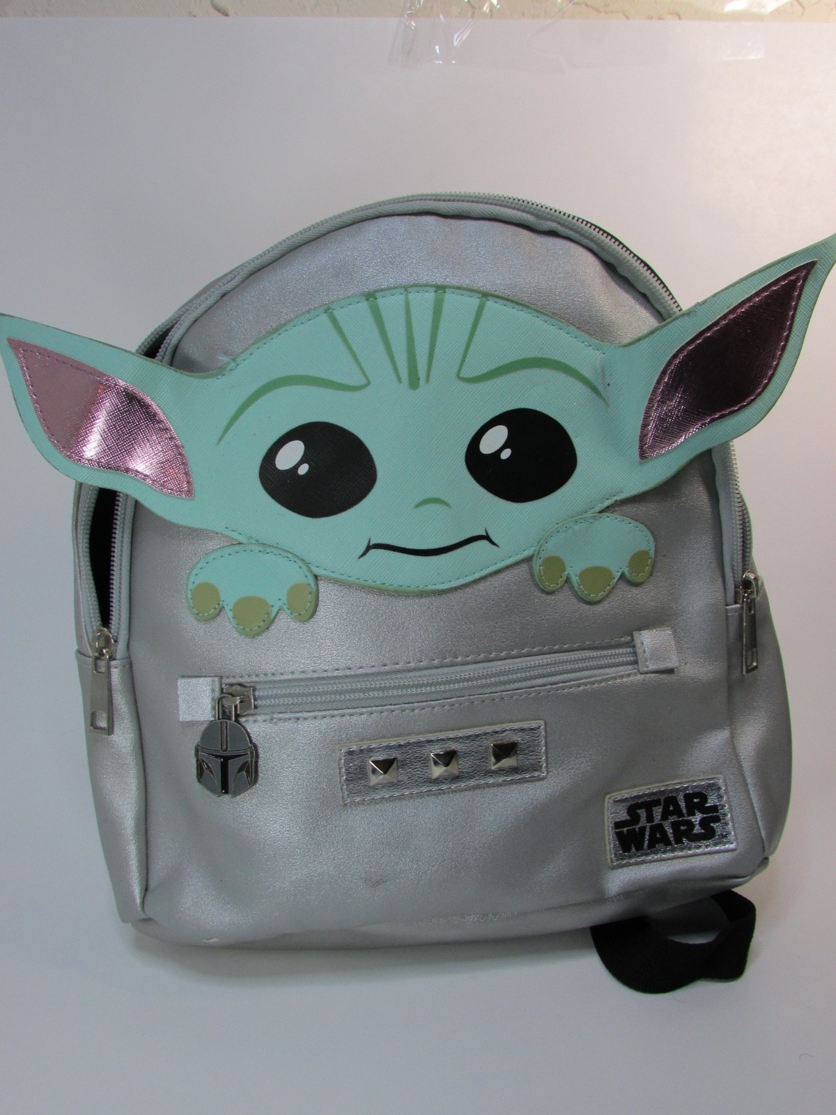 Disney Star Wars Bioworld Mandalorian Baby Yoda Women’s Mini Backpac Pre _owned