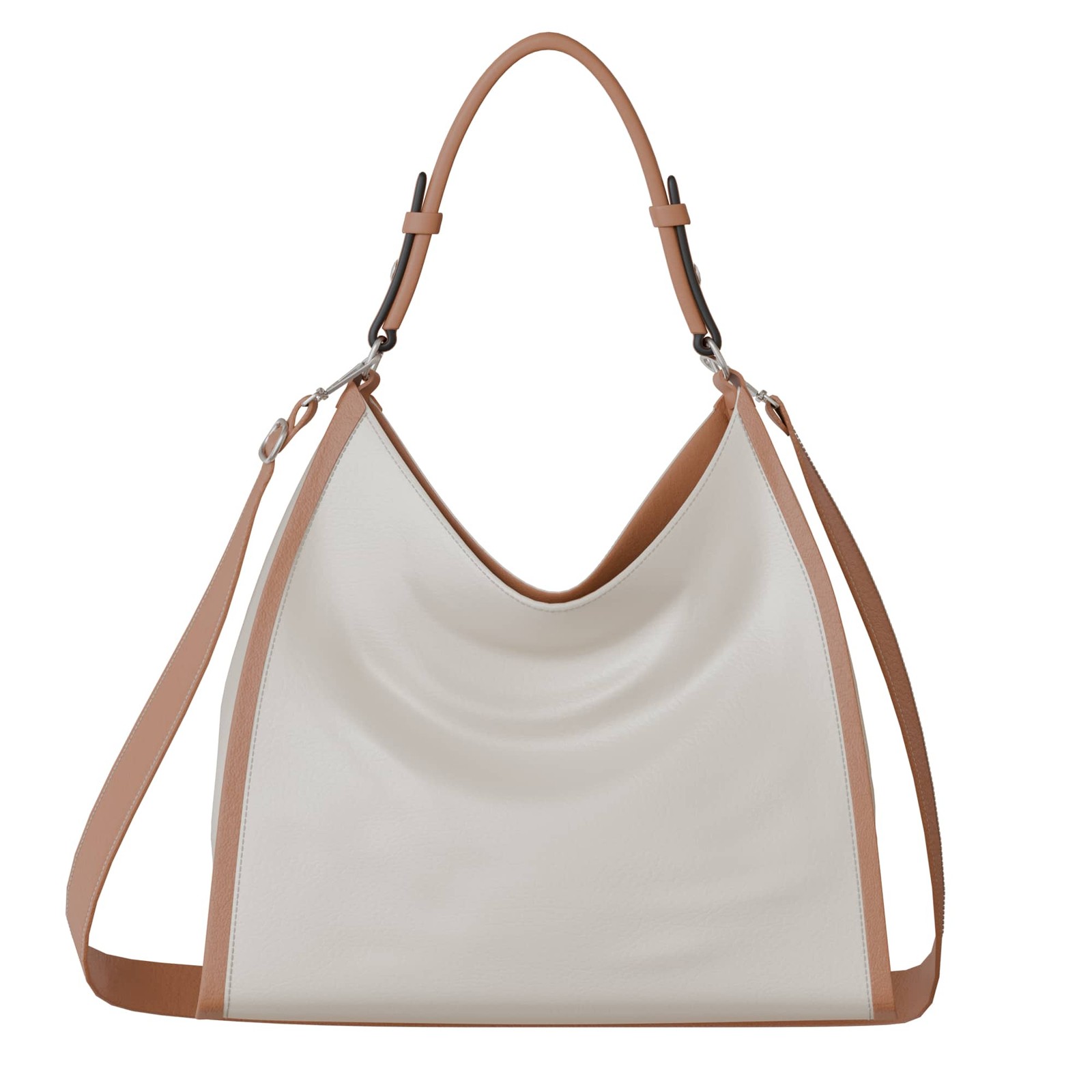 Crossbody shoulder hand shopper handle bag women genuine vegan leather 30624