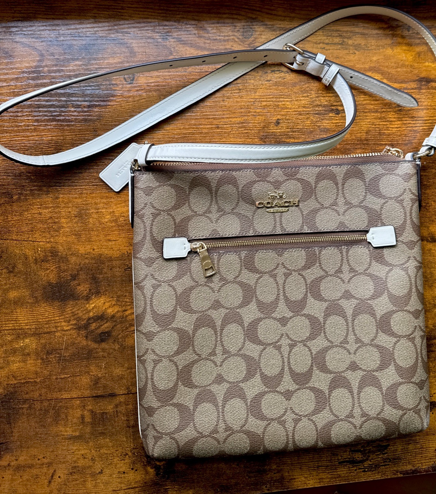 Coach Signature Rowan File Crossbody Bag
