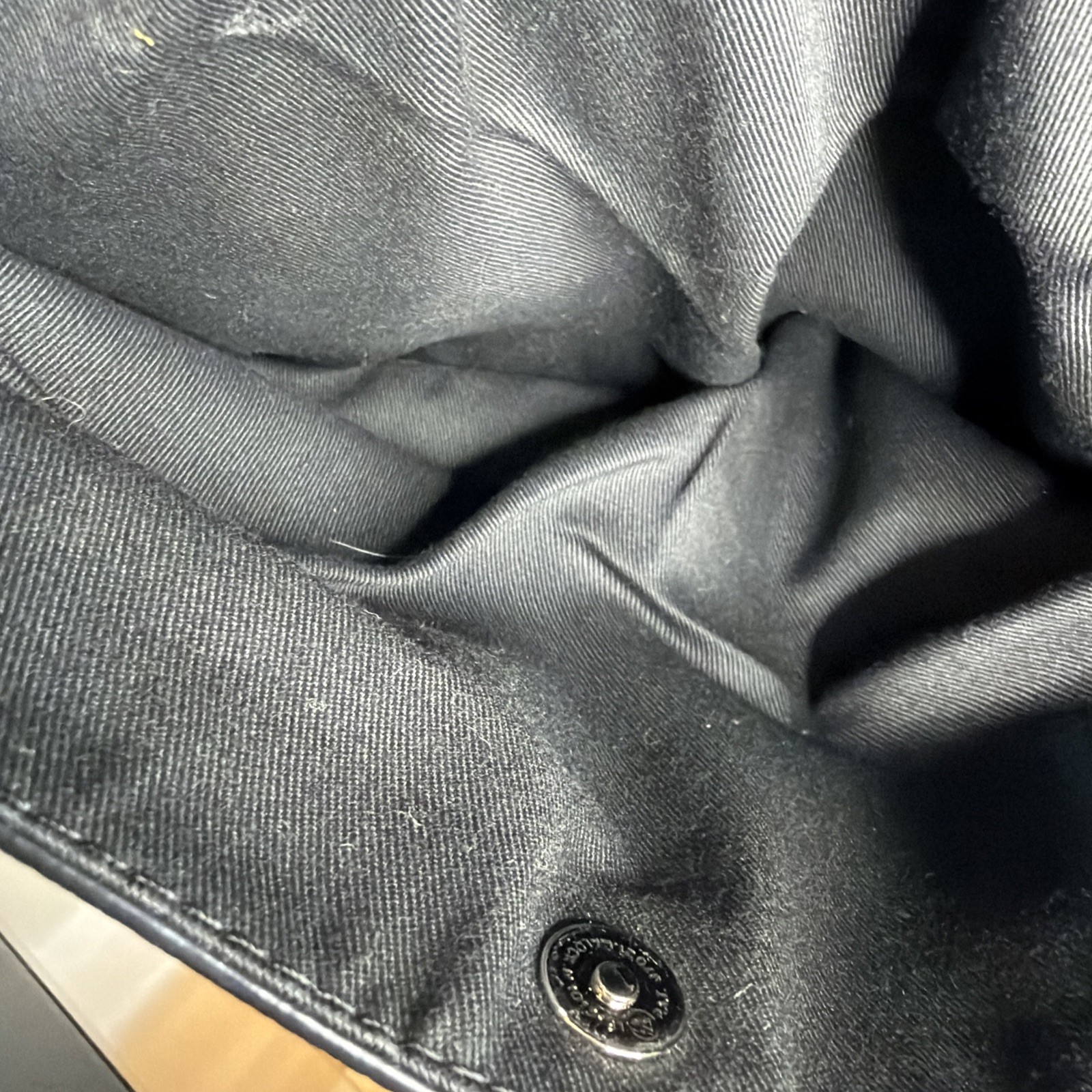 Nordstrom Black leather Handbag Purse Crossbody Tassel Expandable Roomy