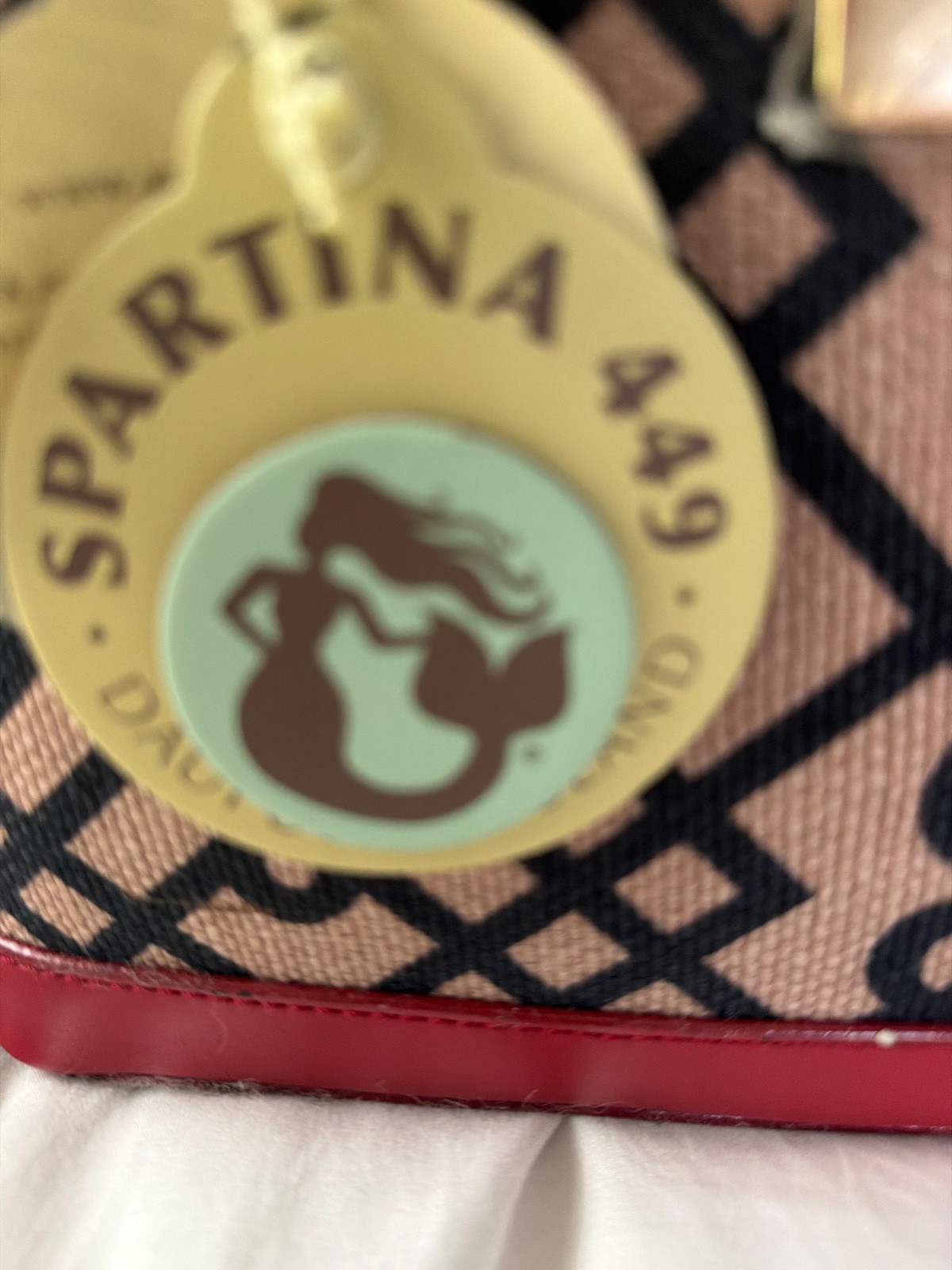 Spartina Push lock satchel bag new with tags