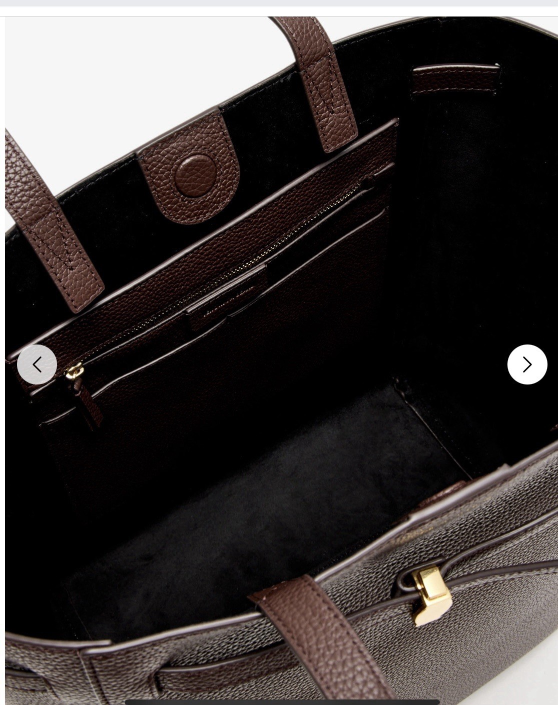 !! NEW !! Veronica Beard Dash Leather Tote Bag Dark Raisin Origin Pack