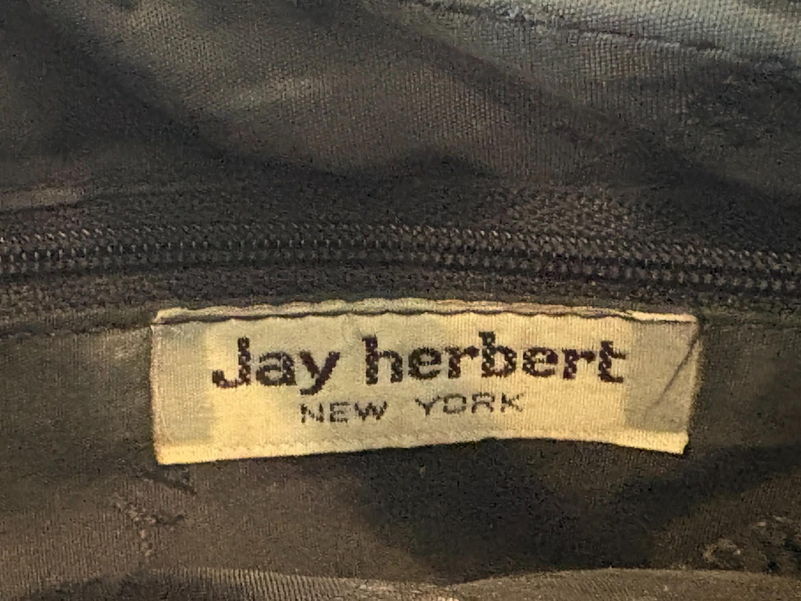 Vintage Jay Herbert New York Quilted Black Leather Crossbody Camera Bag Tassel