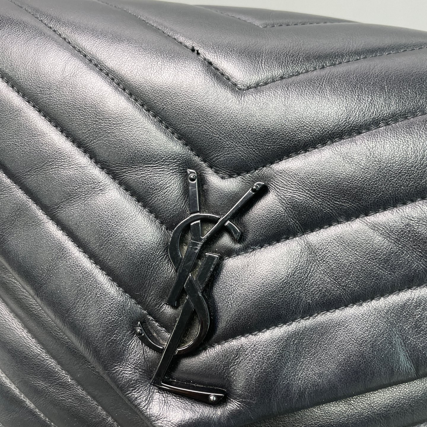 Saint laurent Pre-Owned Authentic Chain Bag Black Leather