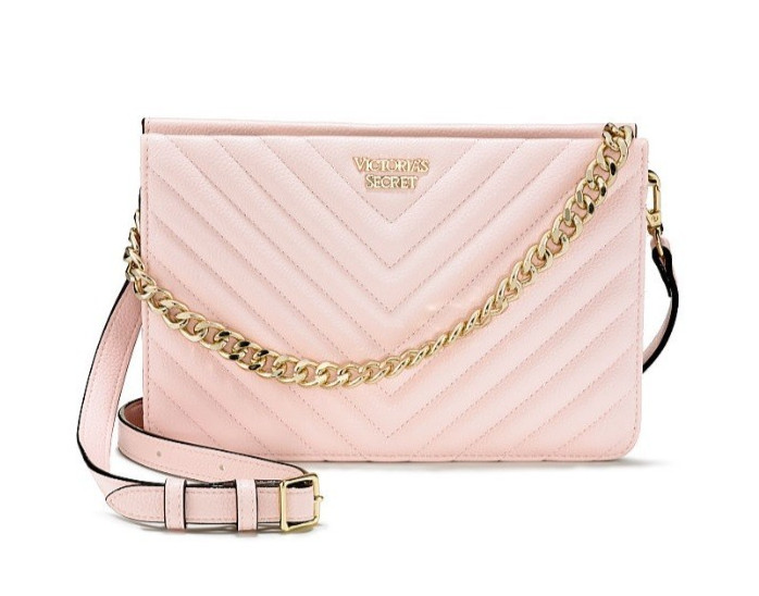 Victoria’s Secret VS Pink Pebbled V-Quilt 24/7 Crossbody Bag