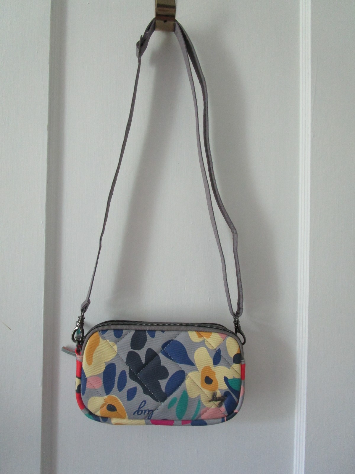 Lug Coupe XL Wildflower Multi Matte Luxe Crossbody /Hip Pouch Handbag Dust Cover