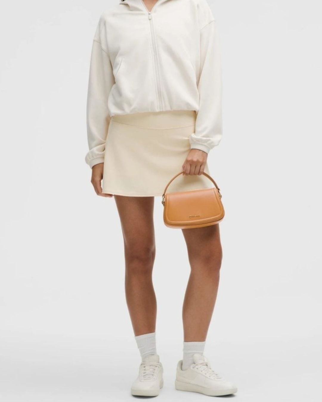 Lululemon Leather Alternative Mini Bag 1.2L in Chestnut