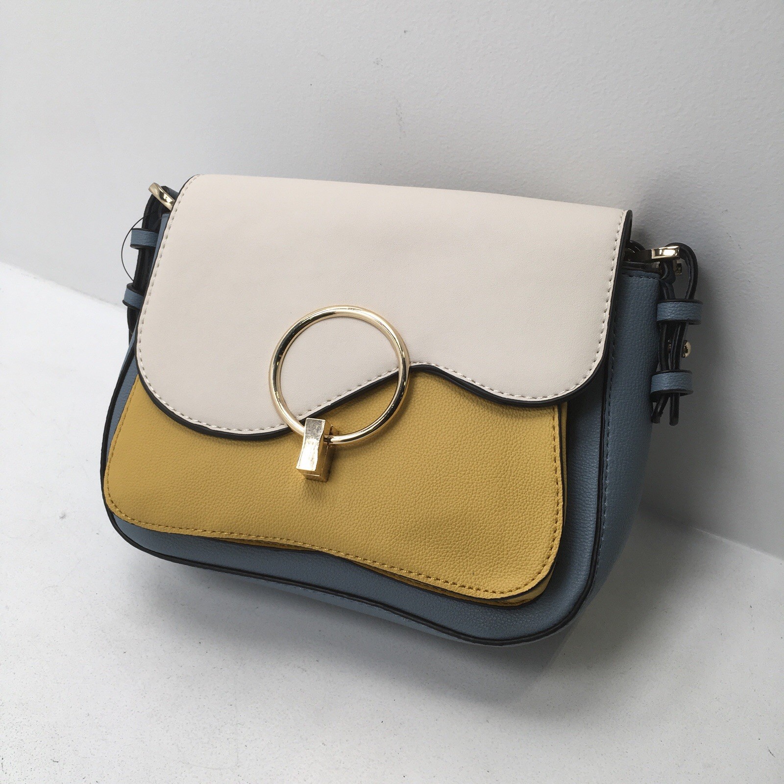 MKF Collection Fantasia Crossbody Shoulder Women’s Handbag Purse Color-Block NWT