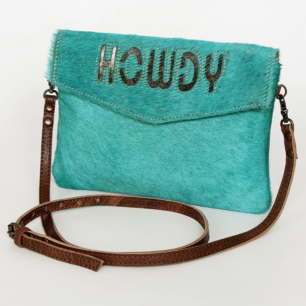 AD American Darling Envelope Hair-On Genuine Leather Western Women Bag Handbag