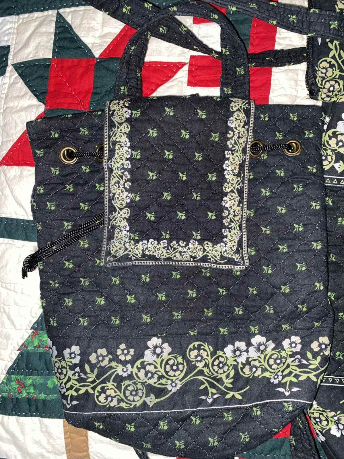 Taylor Lane Black Quilted Fabric Set Of 6