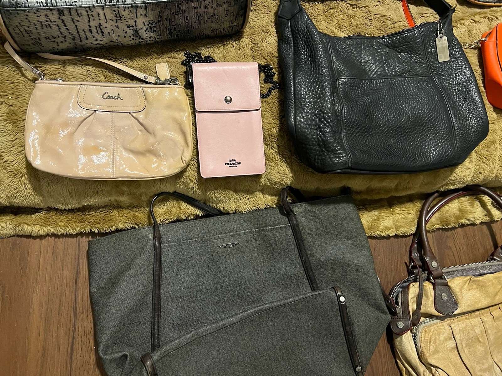 Coach,MK, YSL,Consuela ,Tumi Bag As Is Lot Of 10 Bundle