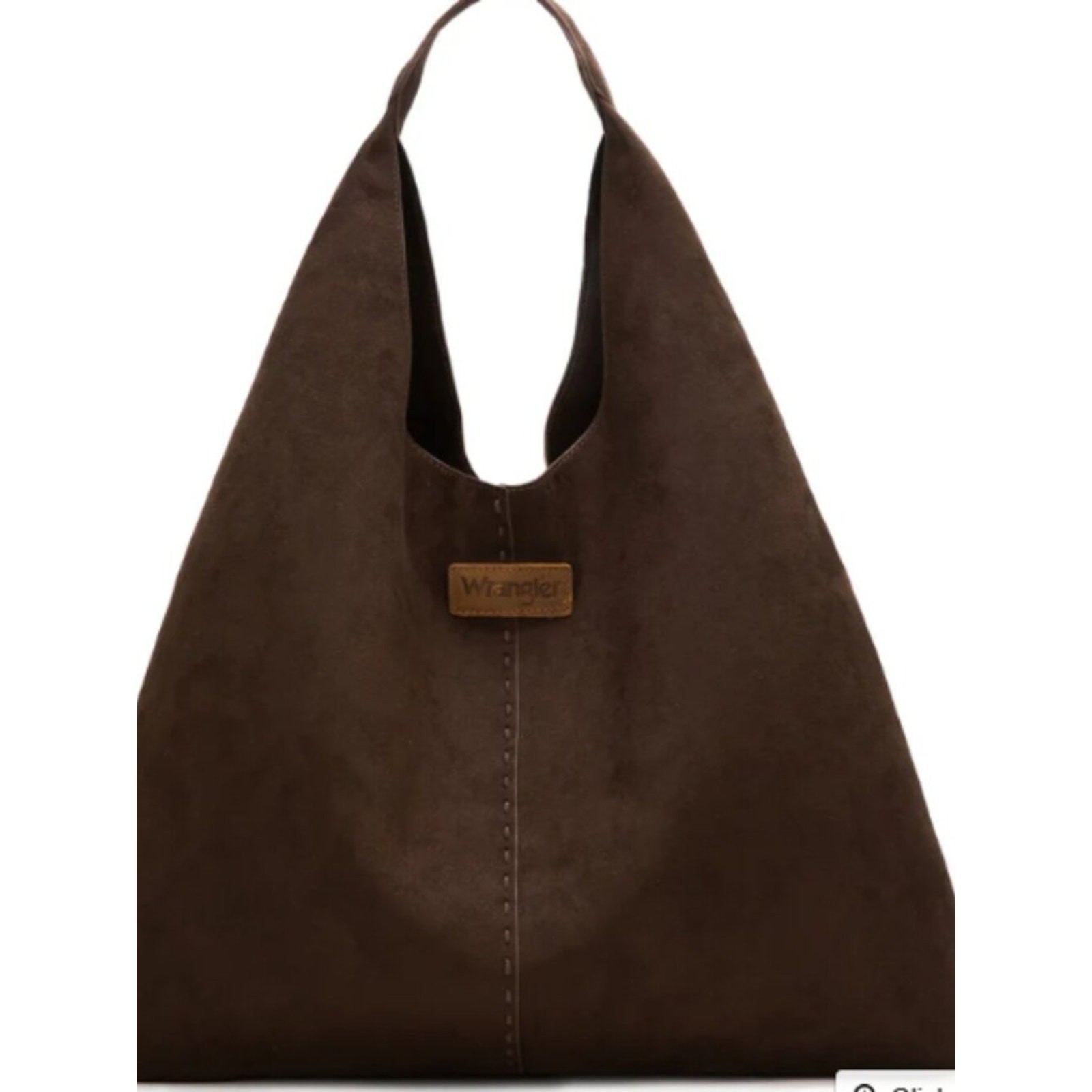 Wrangler Slouchy Hobo Tote Bag, Coffee/Brown NWT