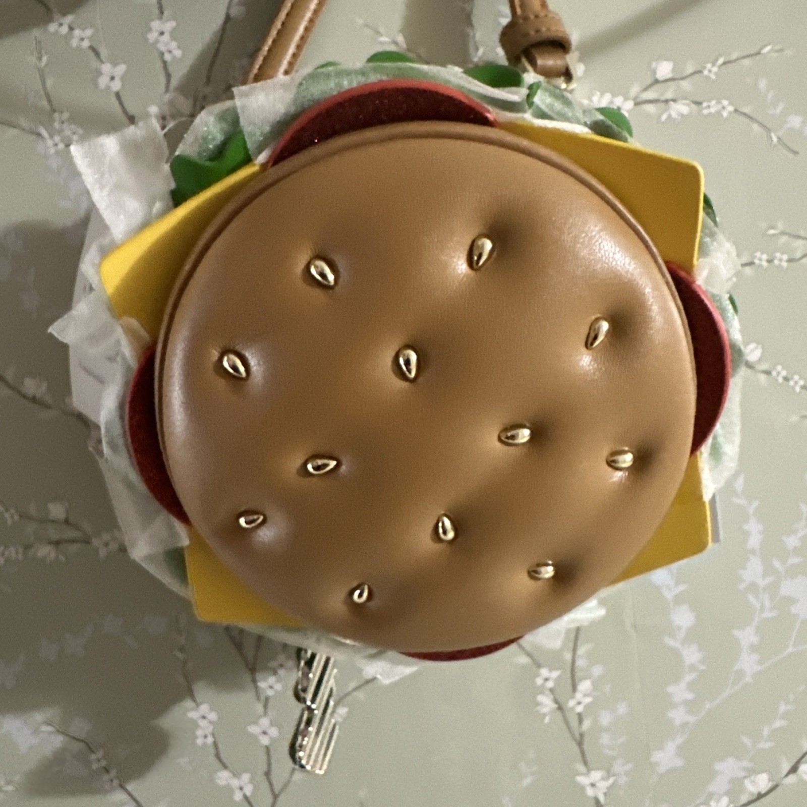 NWT Kate Spade New York 3D Hamburger Snack Bar Crossbody Bag