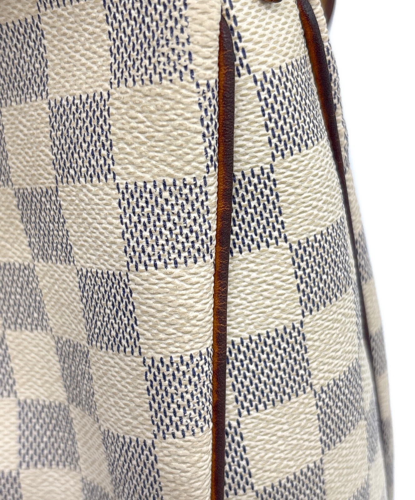 LOUIS VUITTON Shoulder bag Damier Azur Canvas Beige Authentic From Japan