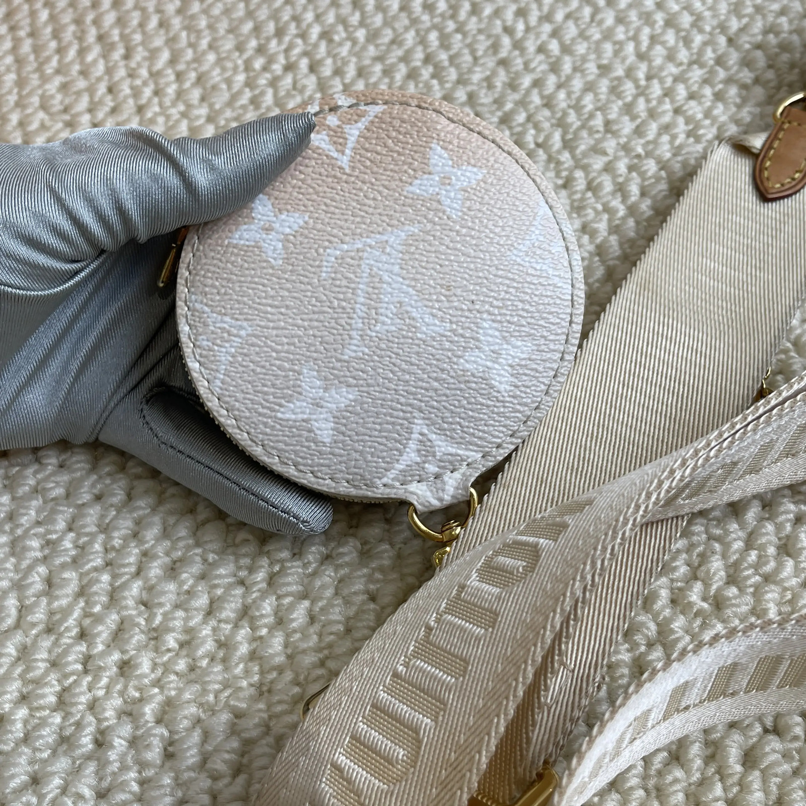 Louis Vuitton Limited Multi Pochette Orange Gradient Crossbody Bag
