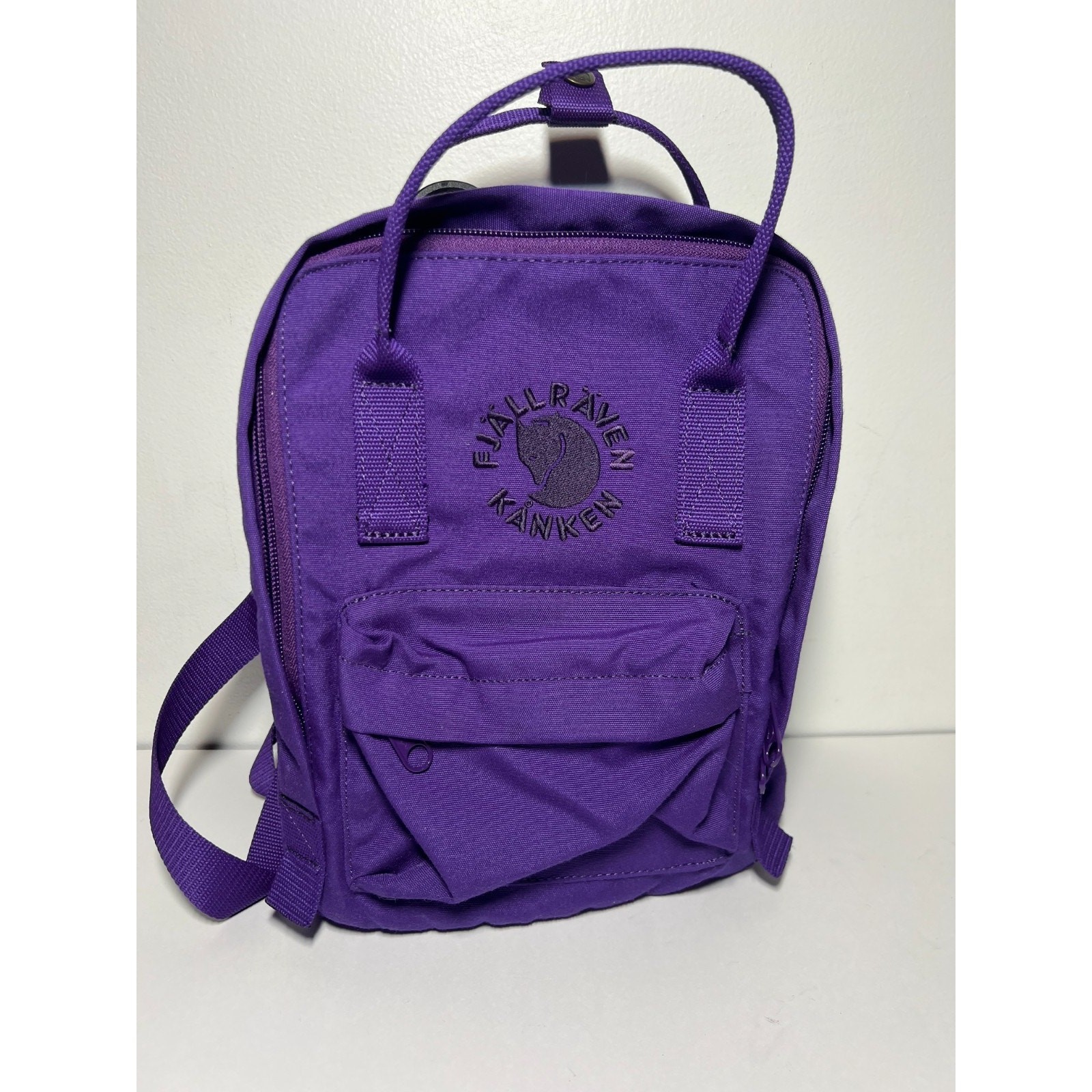 Fjallraven EUC Purple Kanken Mini Backpack Bag Purse Travel