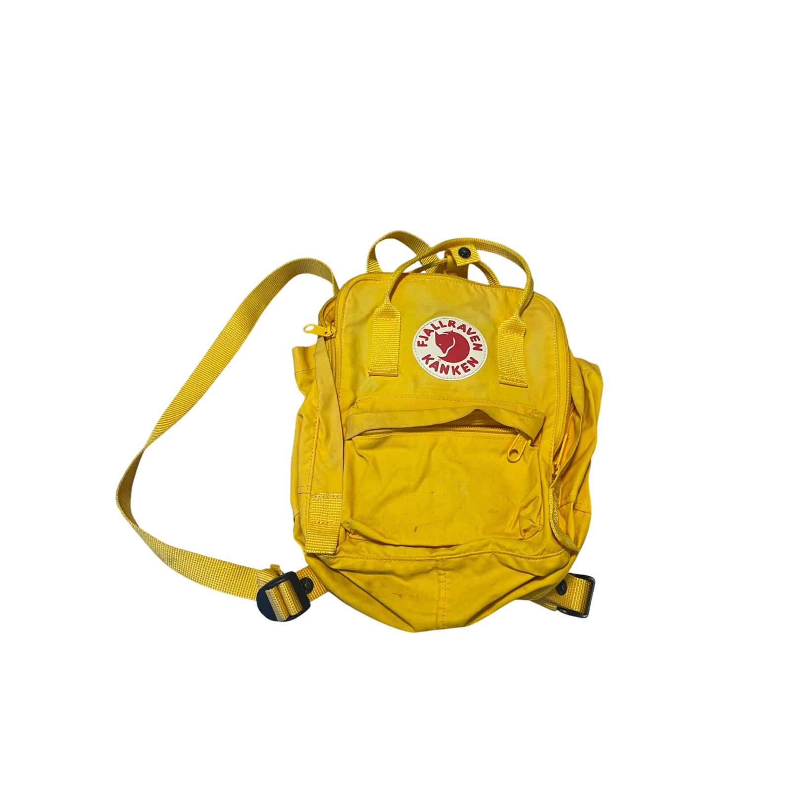 Fjallraven Kanken Mini Backpack Yellow Vinylon F Daypack Bag I08