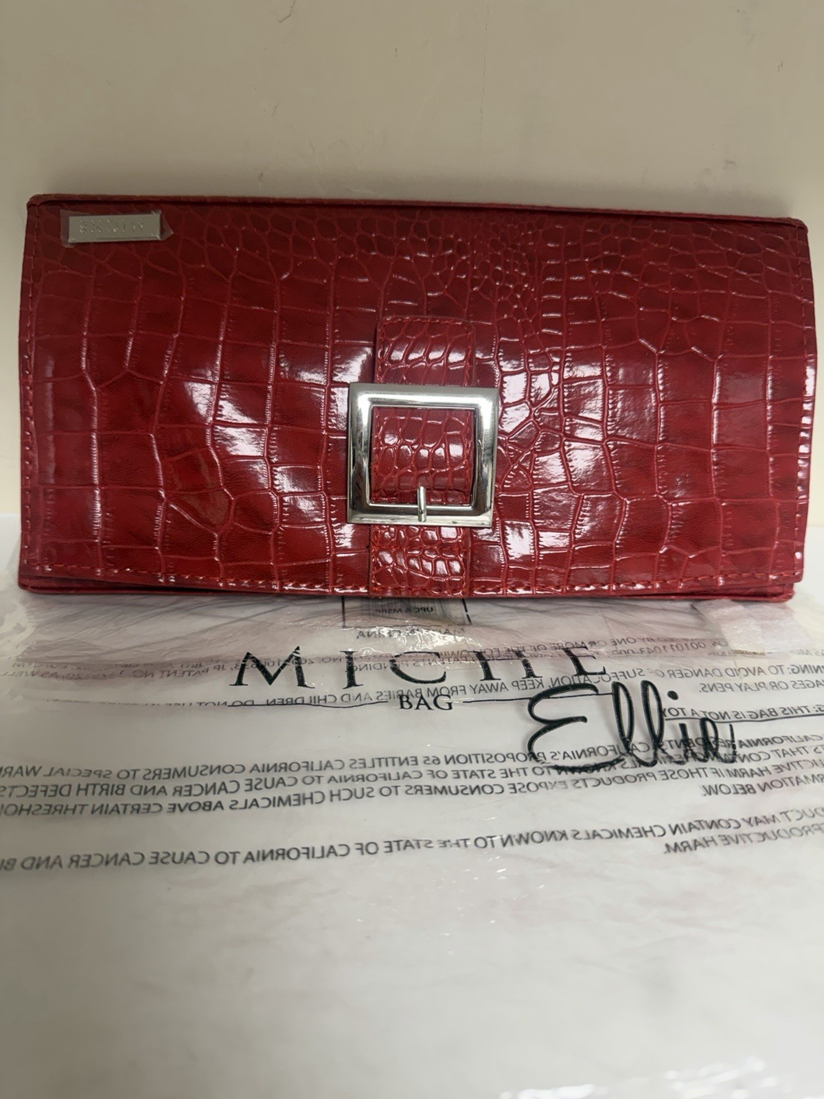 Miche Classic Bag Shell Cover – ELLIE Red Crocodile Print New